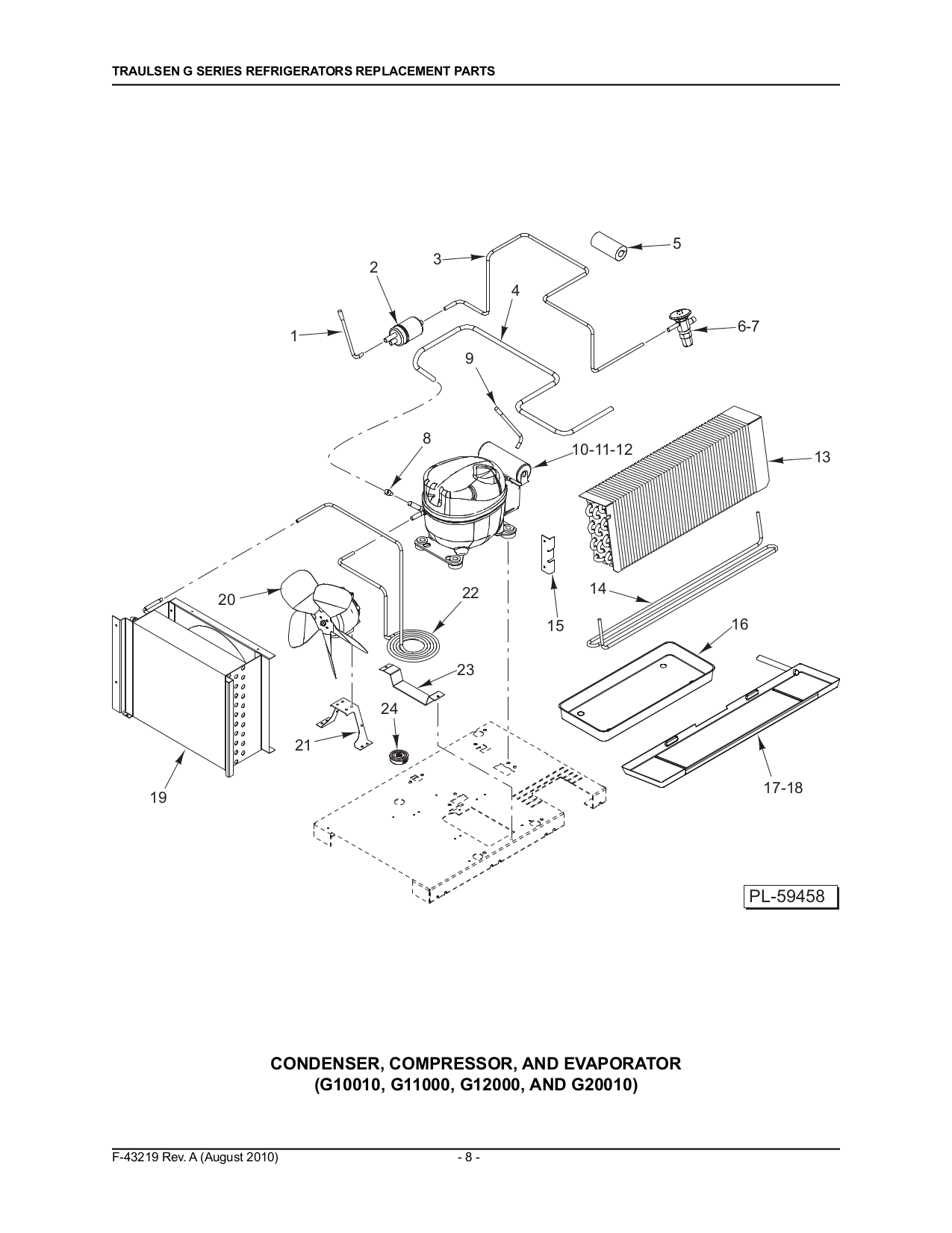 PDF manual for Traulsen Refrigerator G30010